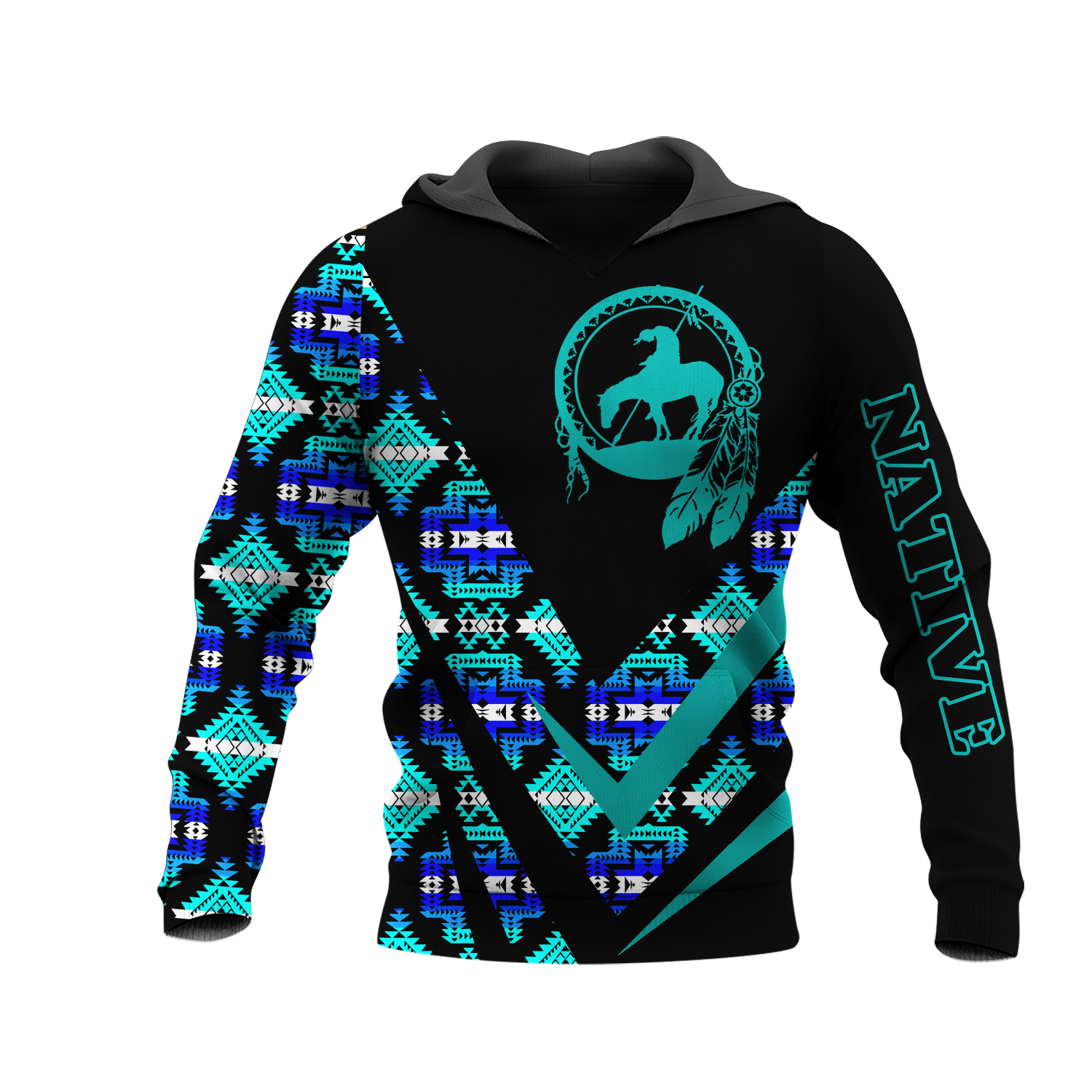 HD0013453 Trail Of Tear Native American Pride 3D Hoodie
