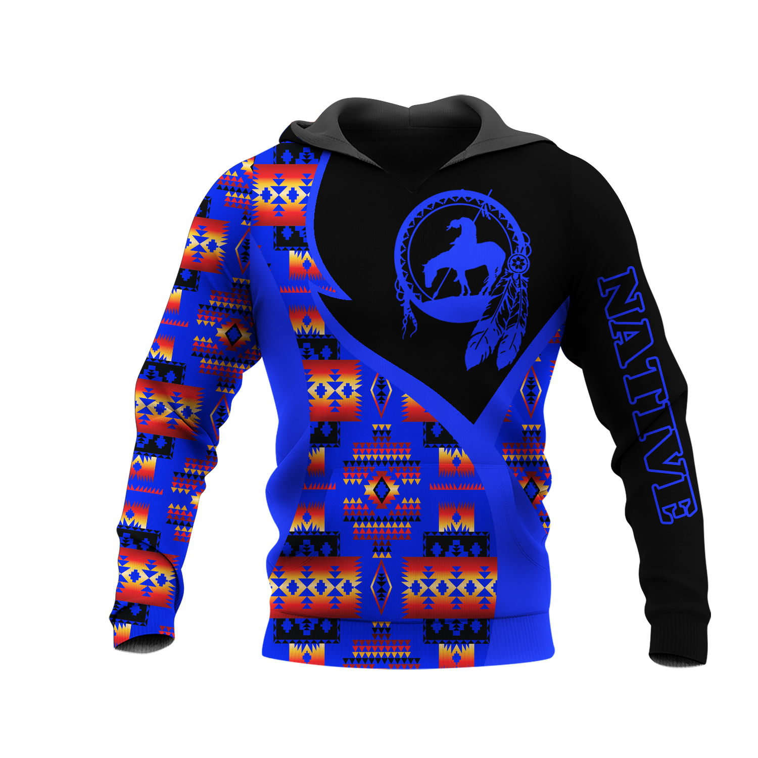 HD0013459 Tribal Turtle Native American Pride 3D Hoodie