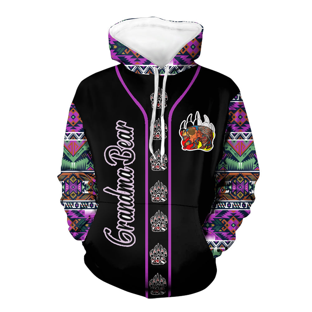 HD00070 Native American Pride  3D Hoodie