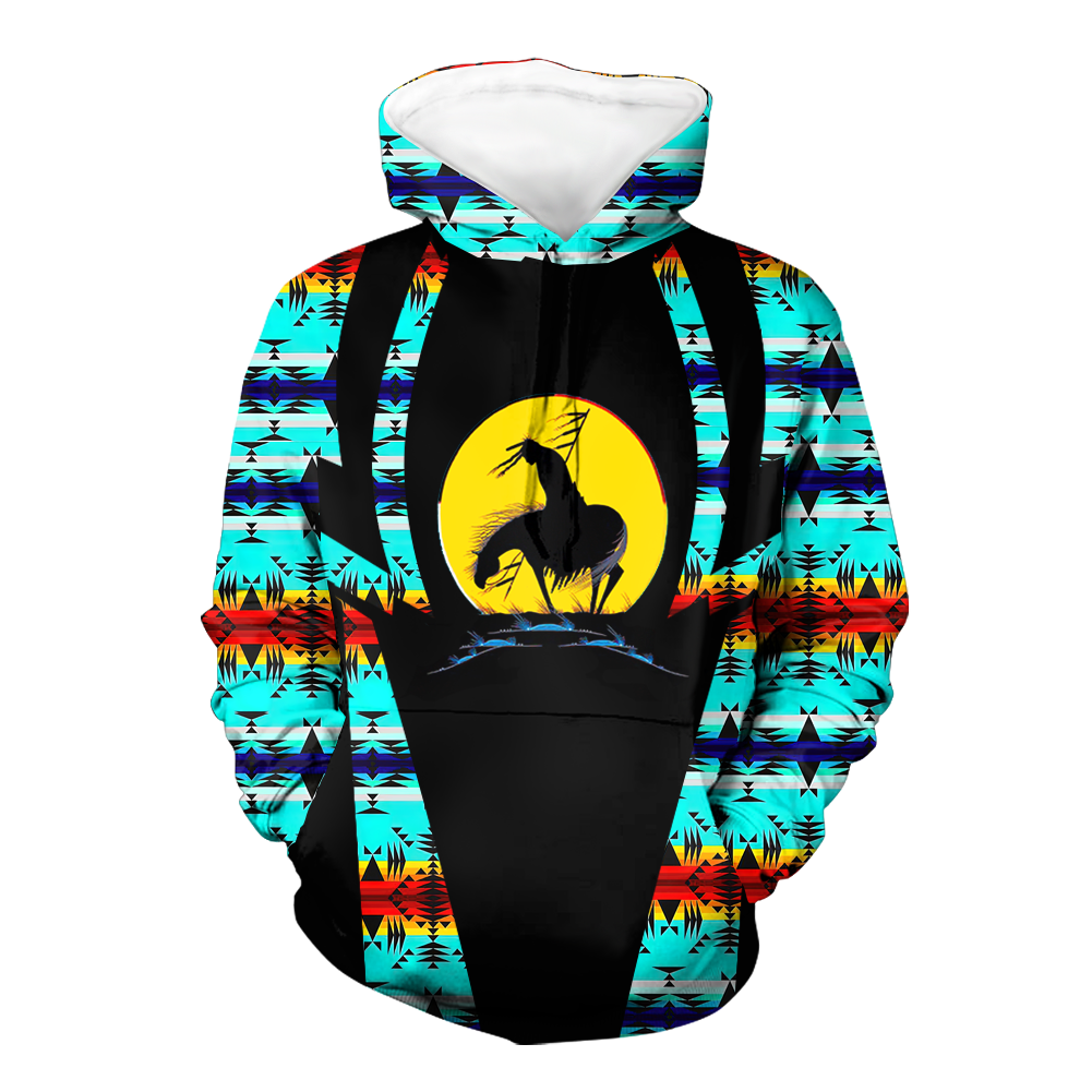 HD000472 Pattern Native Pride 3D Hoodie