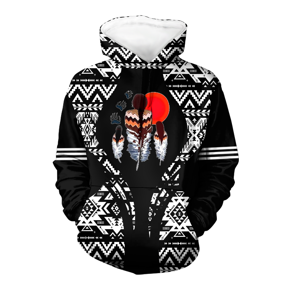 HD000474 Pattern Native Pride 3D Hoodie