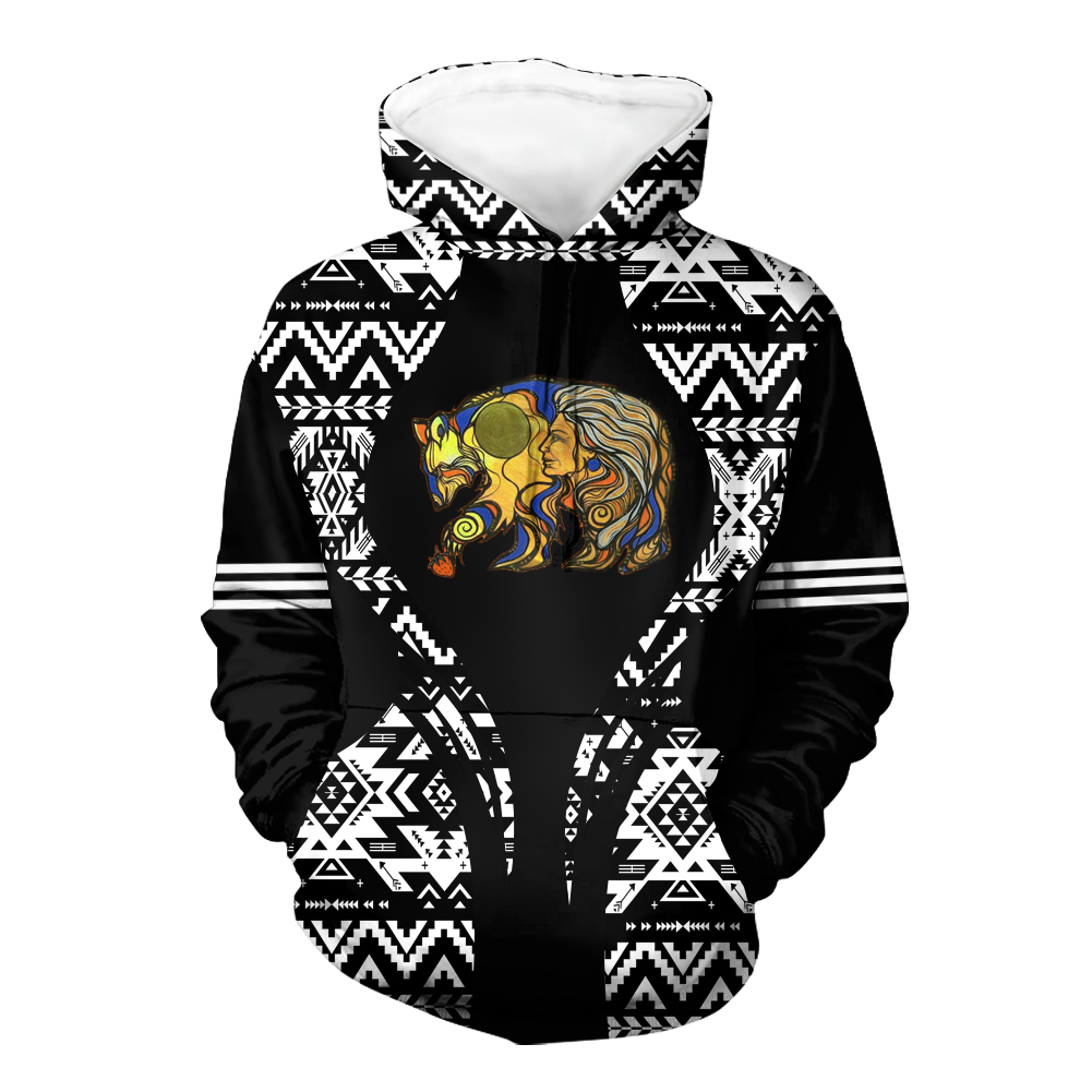 HD000475 Pattern Native Pride 3D Hoodie