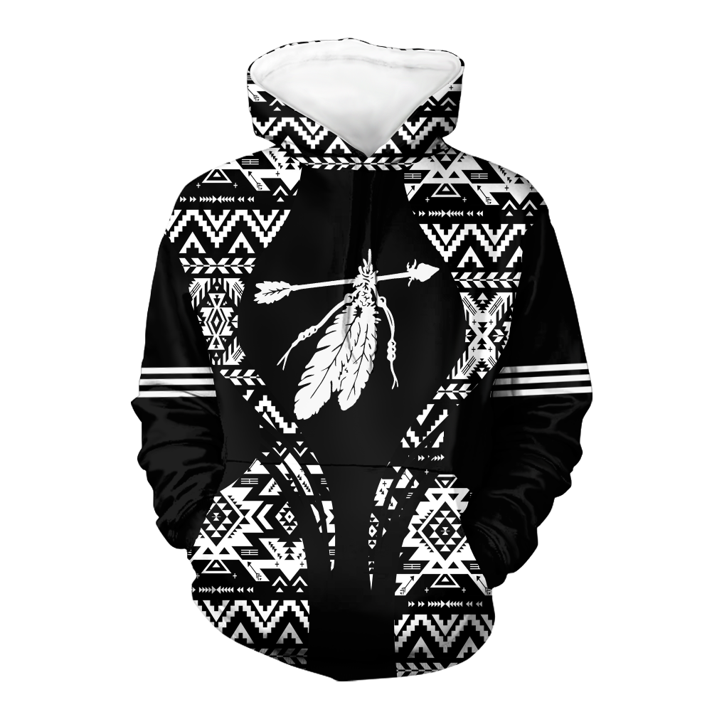 HD000476 Pattern Native Pride 3D Hoodie