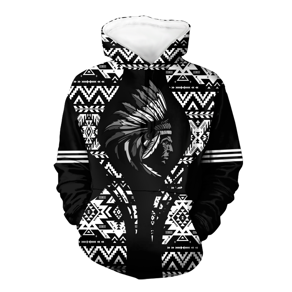 HD000477 Pattern Native Pride 3D Hoodie