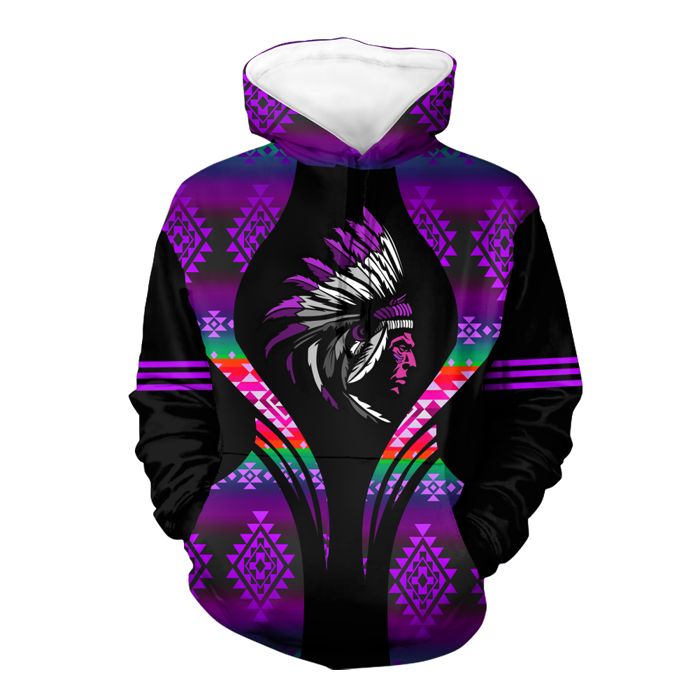 HD000486 Pattern Native Pride 3D Hoodie