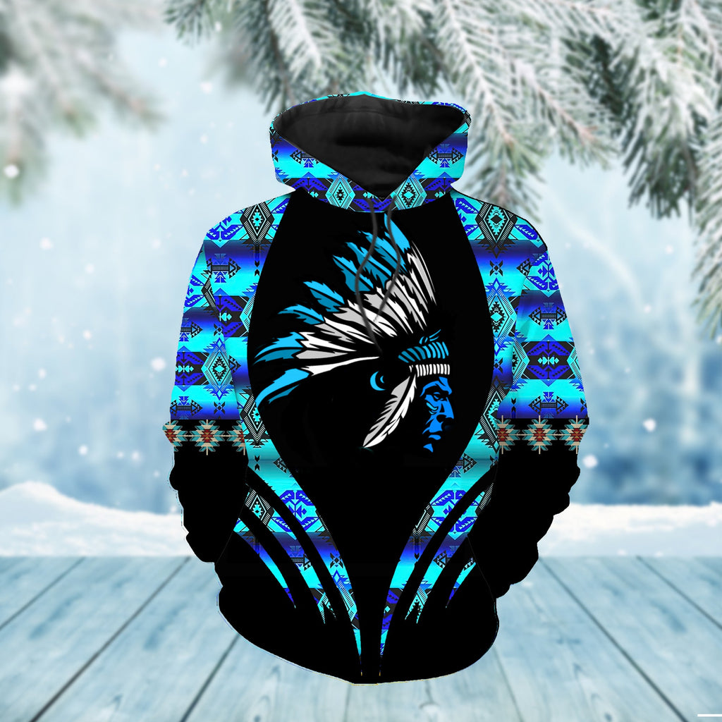 HD000138 Native American Pride  3D Hoodie
