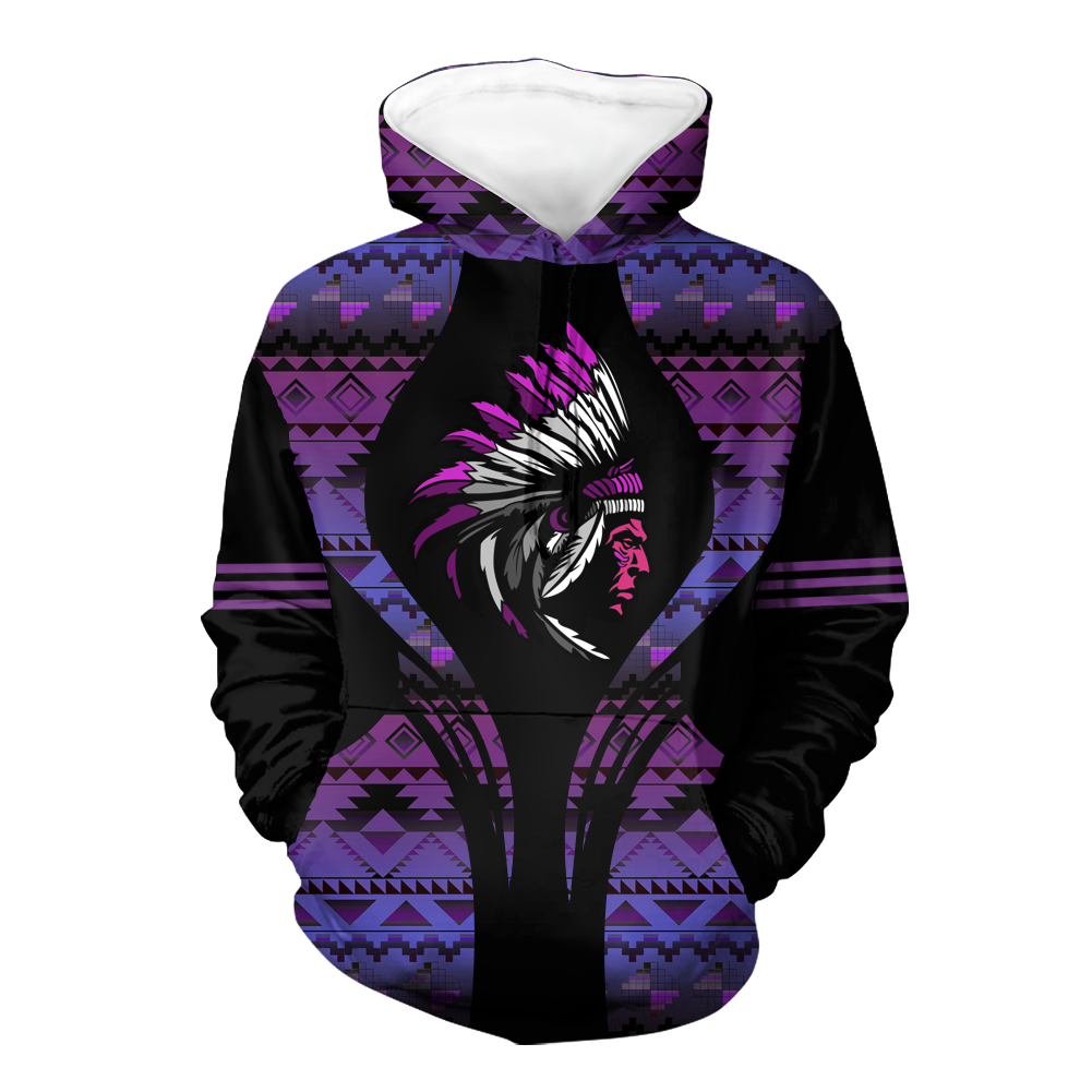 HD000494 Pattern Native Pride 3D Hoodie