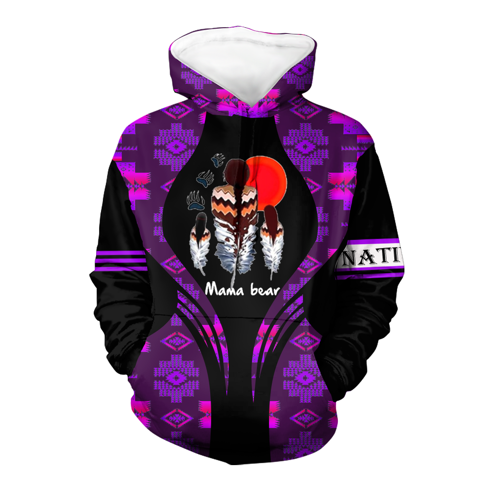 HD000510 Pattern Native Pride 3D Hoodie