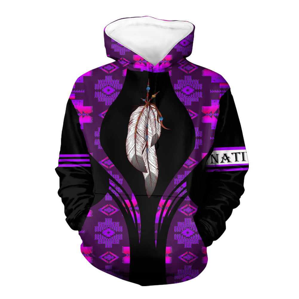 HD000507 Pattern Native Pride 3D Hoodie