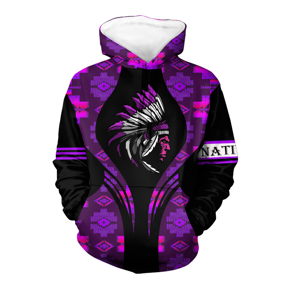 HD000506 Pattern Native Pride 3D Hoodie