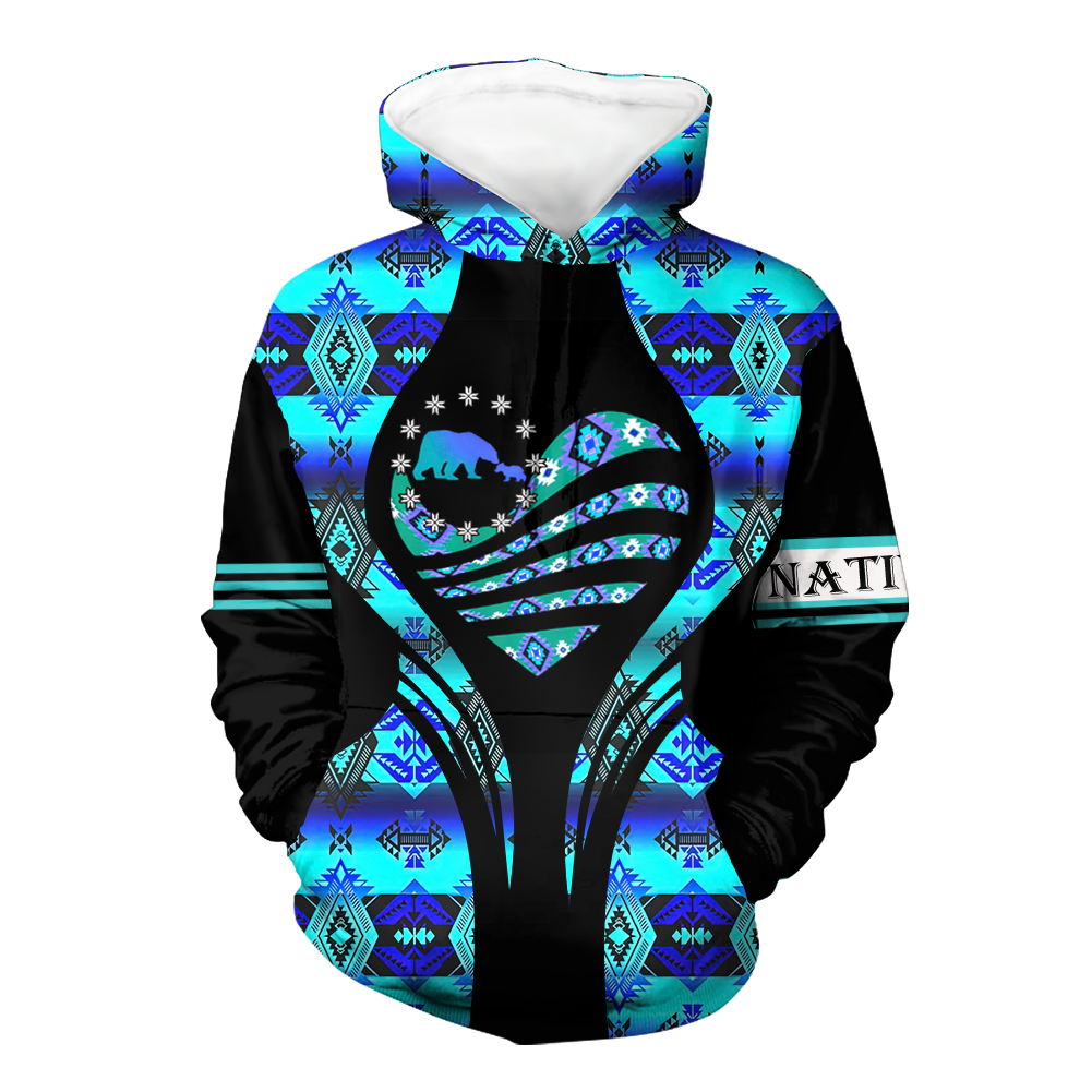 HD000503 Pattern Native Pride 3D Hoodie