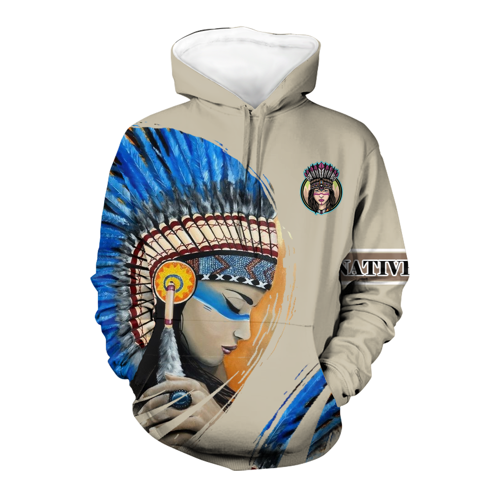HD000523 Pattern Native Pride 3D Hoodie