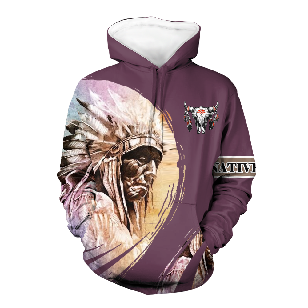 HD000522 Pattern Native Pride 3D Hoodie