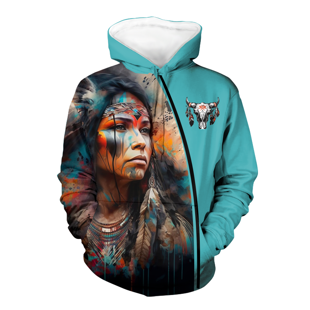 HD000532 Pattern Native Pride 3D Hoodie