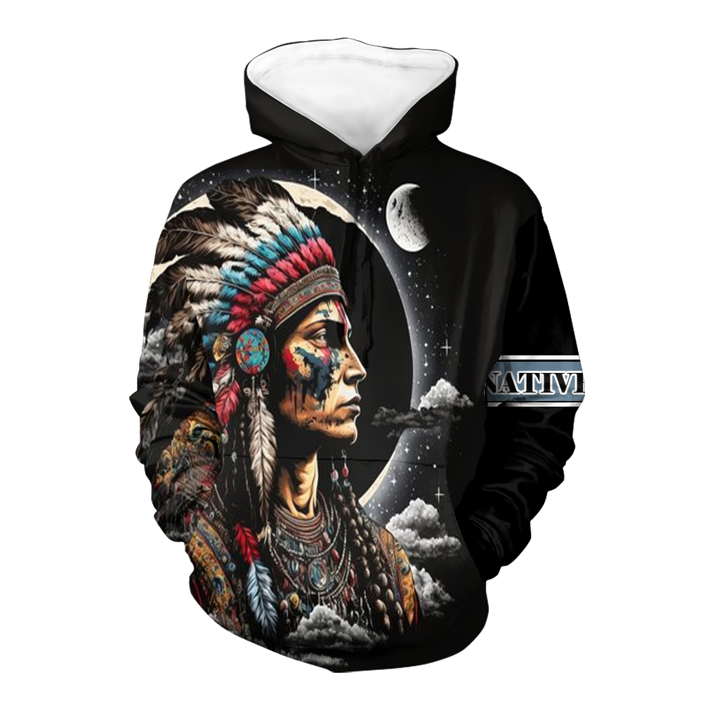HD000542 Pattern Native Pride 3D Hoodie