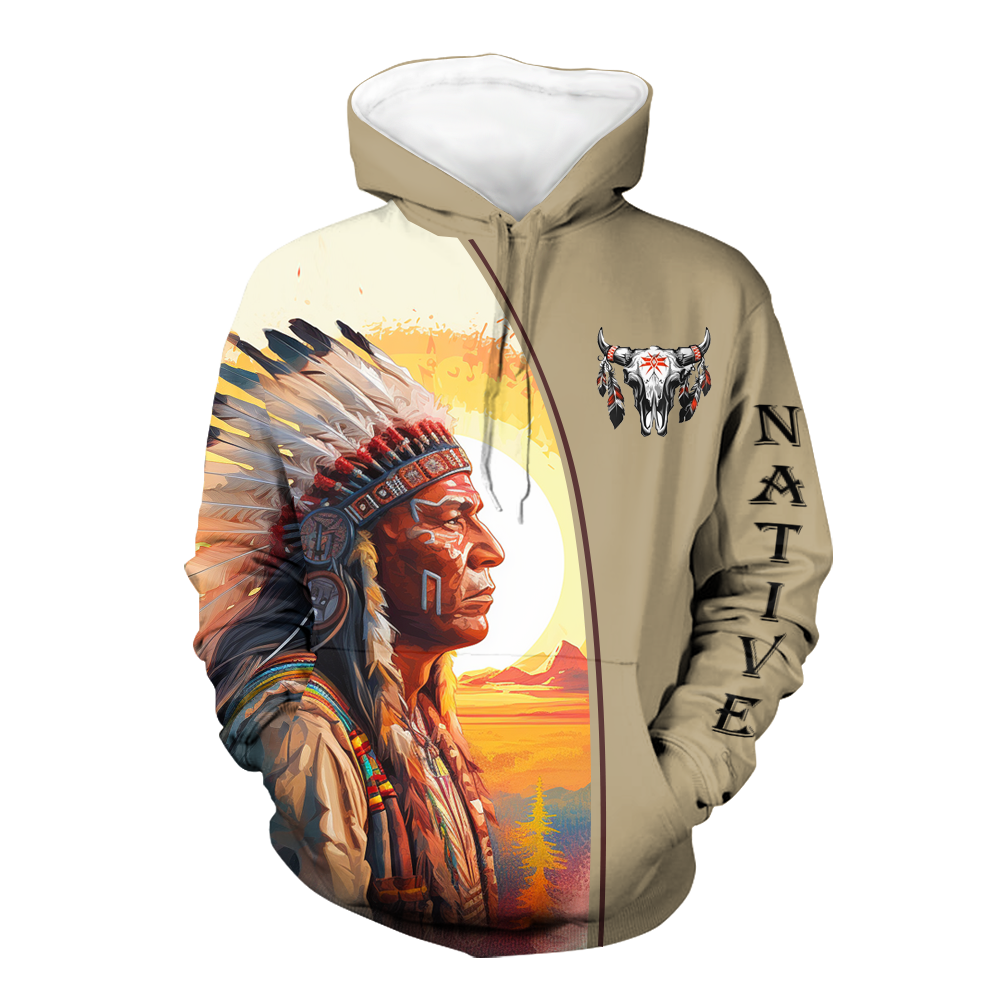 HD000540 Pattern Native Pride 3D Hoodie