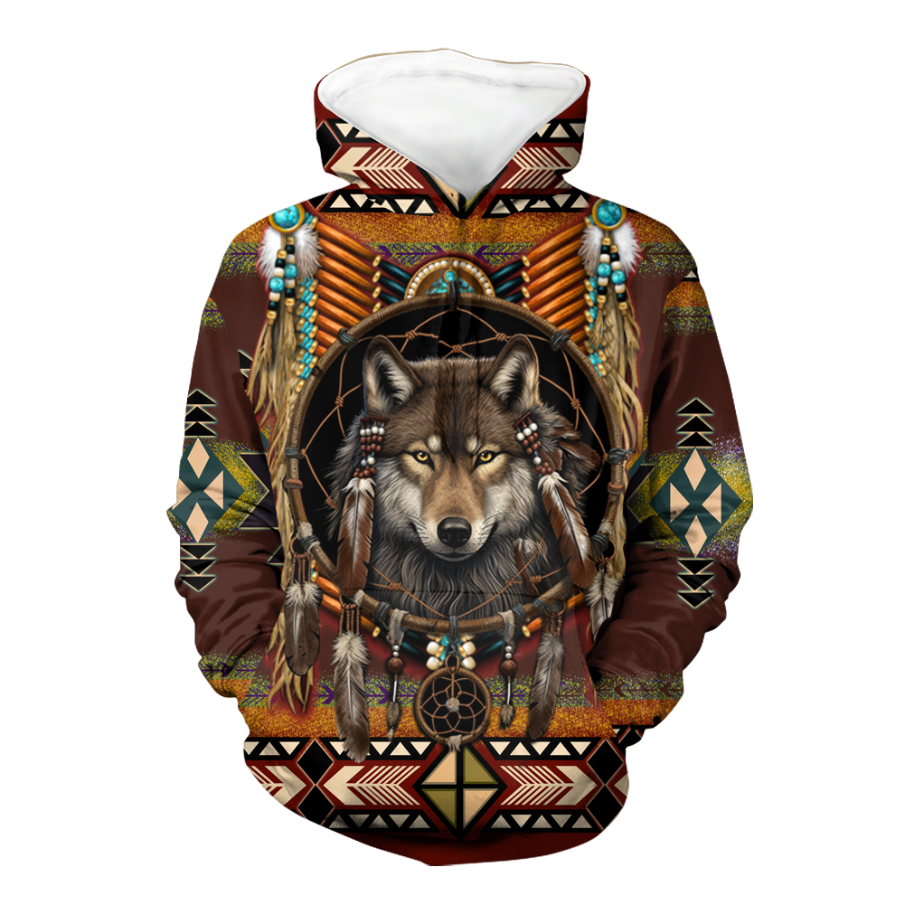 HD000536 Pattern Native Pride 3D Hoodie