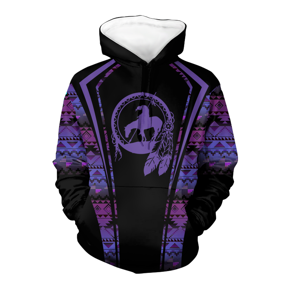 HD000550 Pattern Native Pride 3D Hoodie