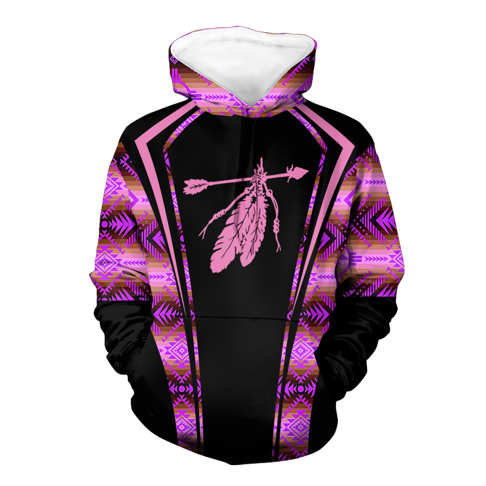 HD000547 Pattern Native Pride 3D Hoodie