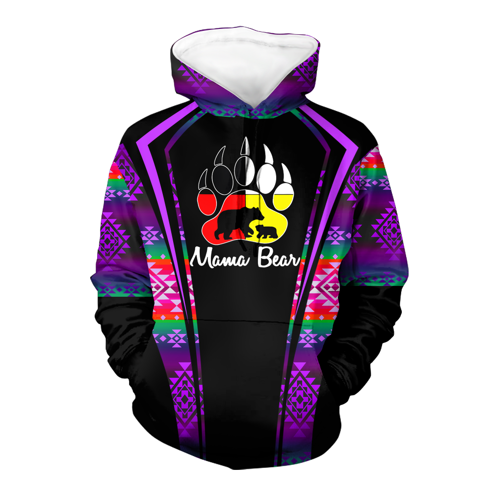 HD000543 Pattern Native Pride 3D Hoodie
