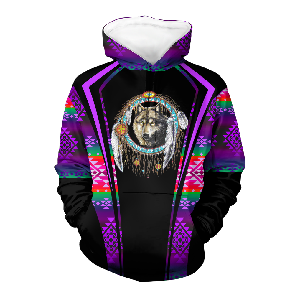 HD000552 Pattern Native Pride 3D Hoodie