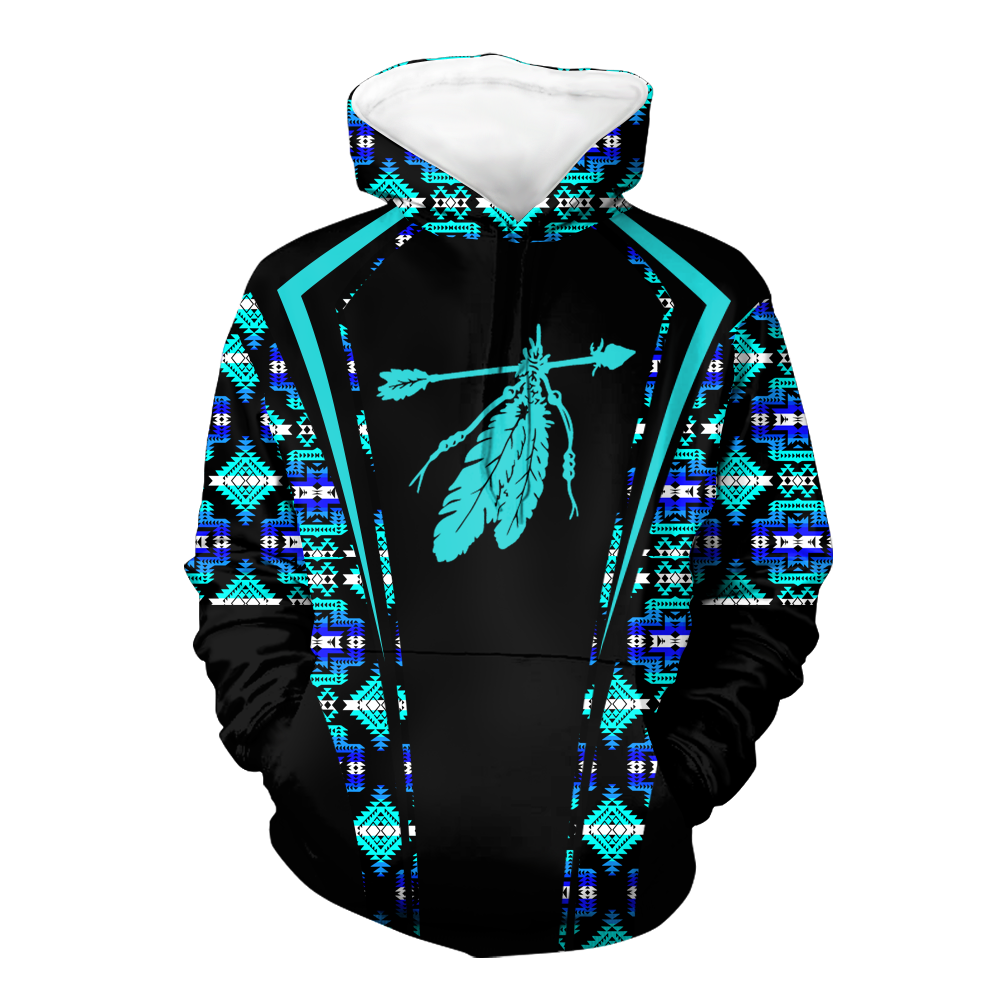 HD000567 Pattern Native Pride 3D Hoodie