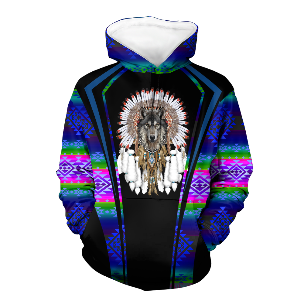 HD000582 Pattern Native Pride 3D Hoodie