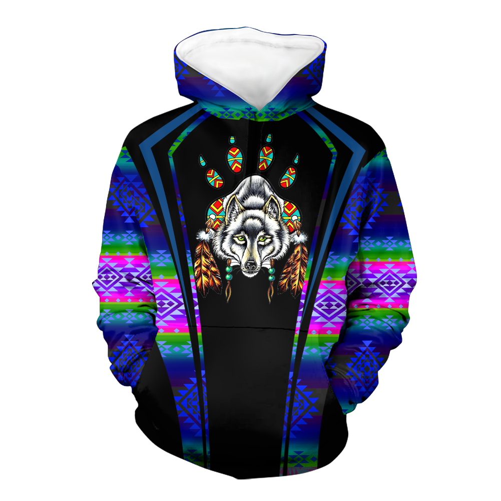 HD000583 Pattern Native Pride 3D Hoodie