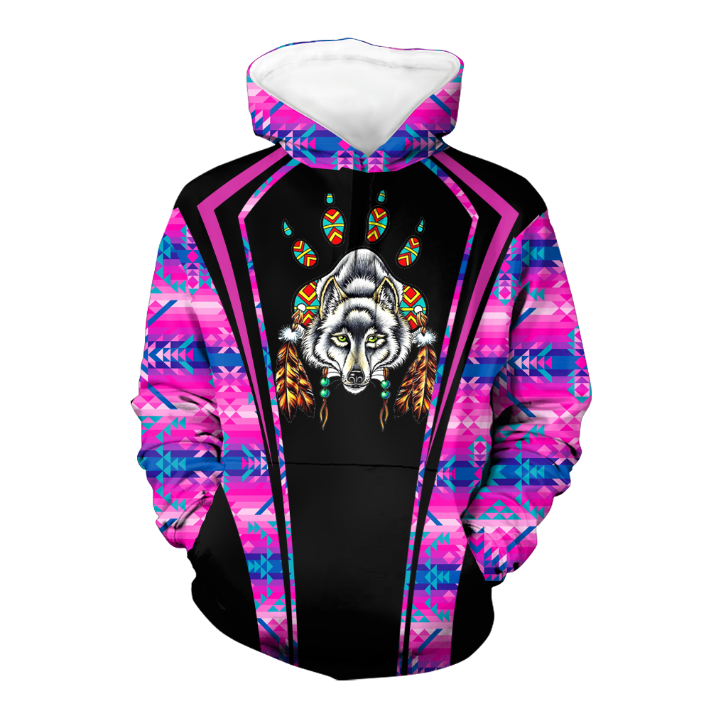 HD000584 Pattern Native Pride 3D Hoodie
