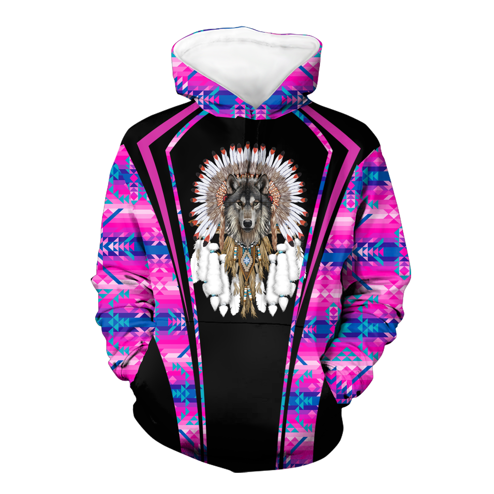 HD000585 Pattern Native Pride 3D Hoodie