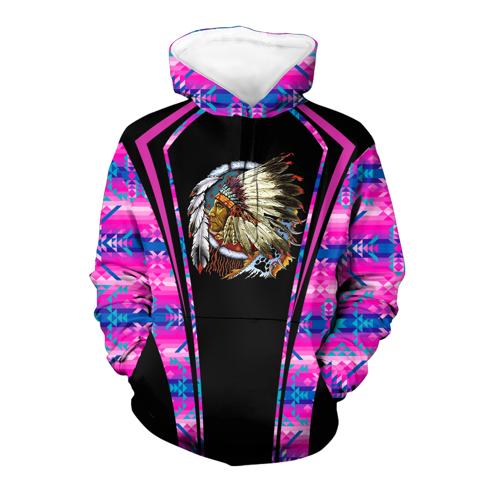 HD000586 Pattern Native Pride 3D Hoodie