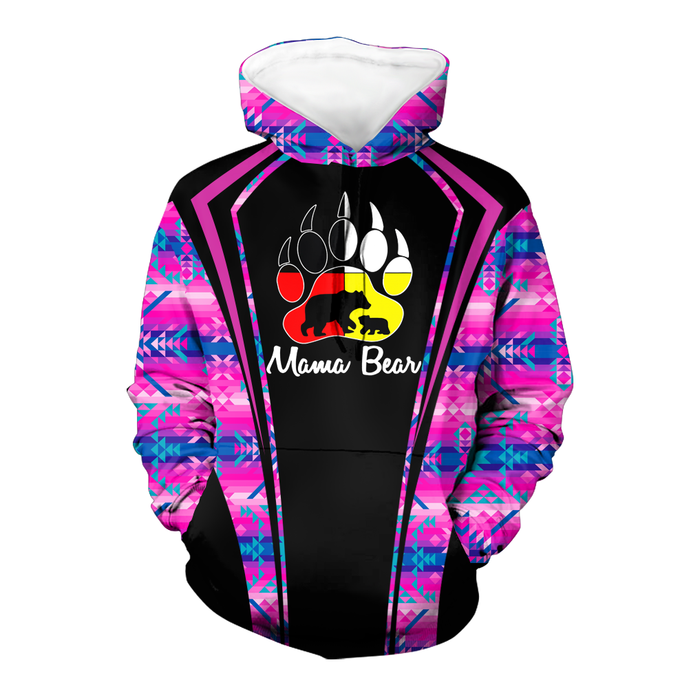 HD000589 Pattern Native Pride 3D Hoodie