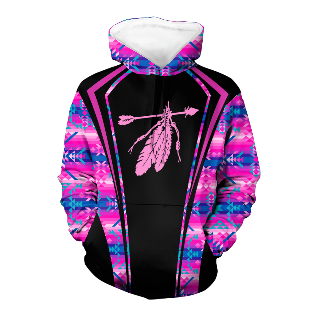 HD000588 Pattern Native Pride 3D Hoodie