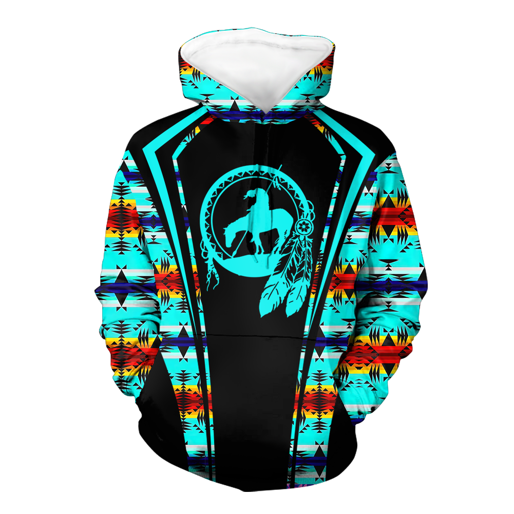 HD000598 Pattern Native Pride 3D Hoodie