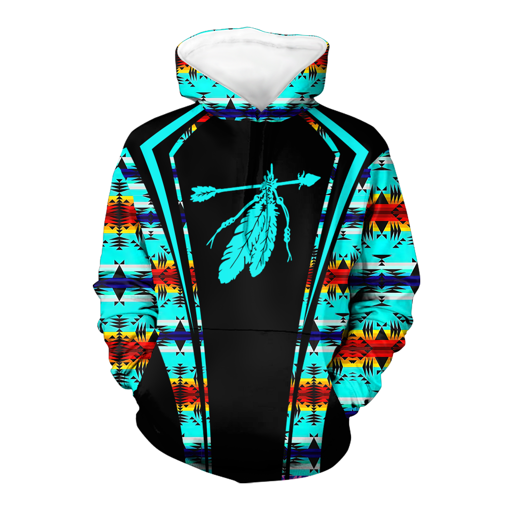 HD000597 Pattern Native Pride 3D Hoodie