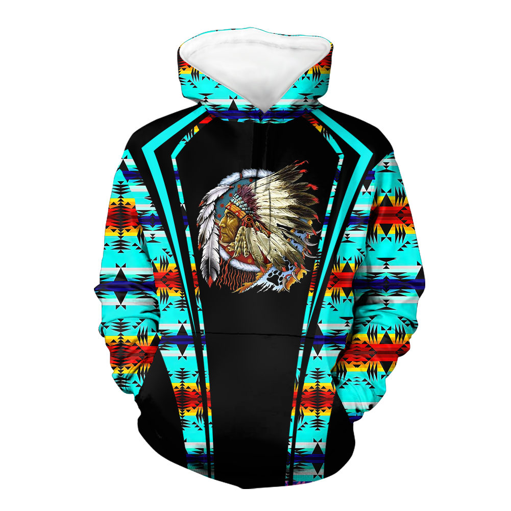 HD000594 Pattern Native Pride 3D Hoodie