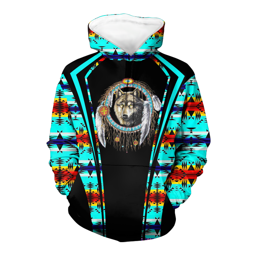 HD000593 Pattern Native Pride 3D Hoodie