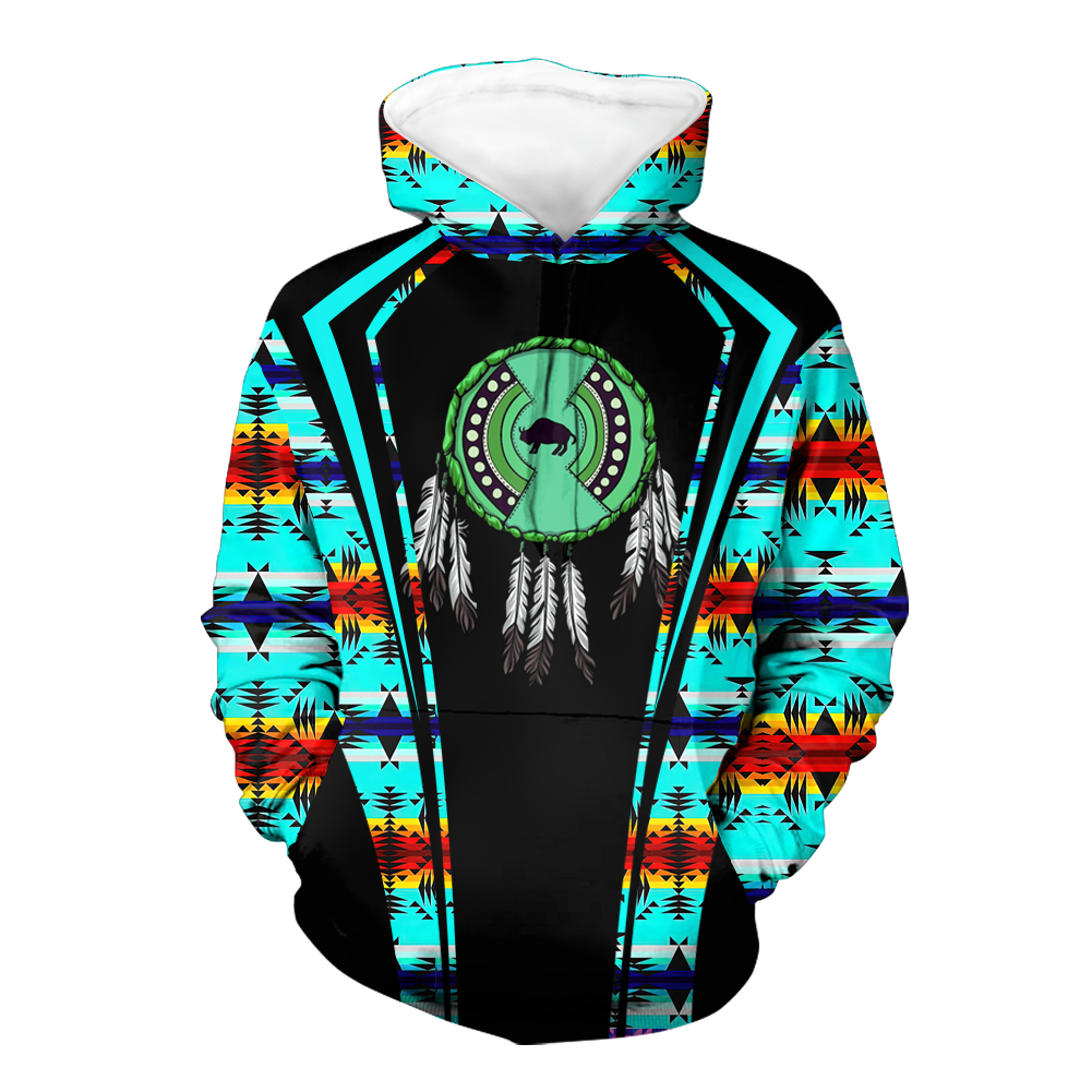 HD000592 Pattern Native Pride 3D Hoodie