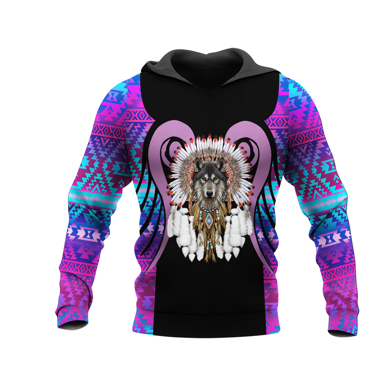 HD0012086 Pattern Native Pride 3D Hoodie