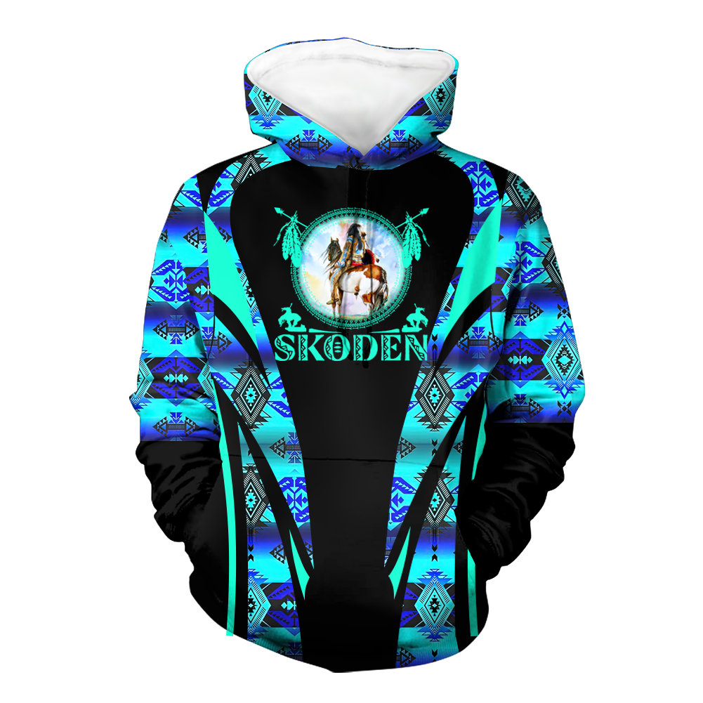 HD000633 Pattern Native Pride 3D Hoodie