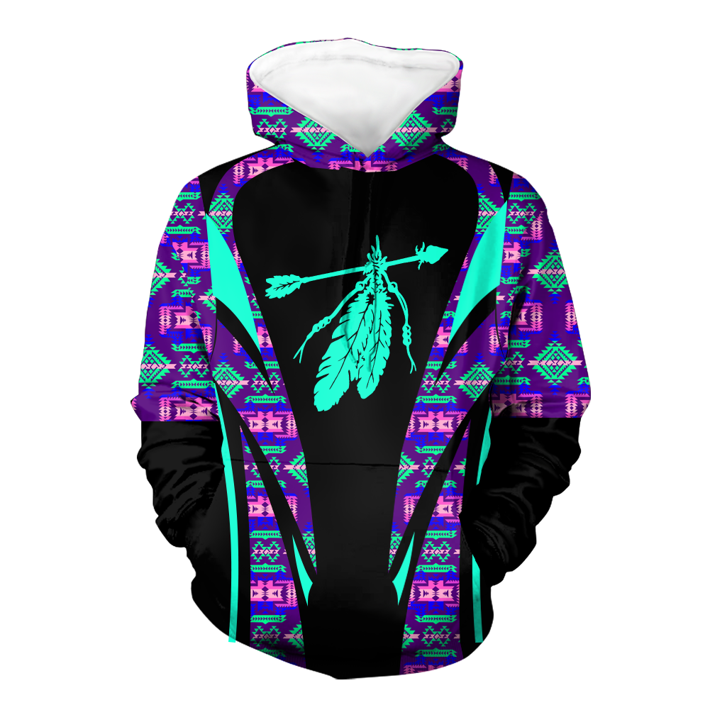 HD000641 Pattern Native Pride 3D Hoodie