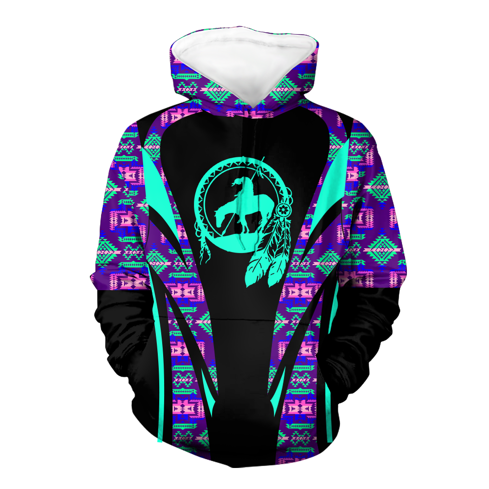 HD000640 Pattern Native Pride 3D Hoodie
