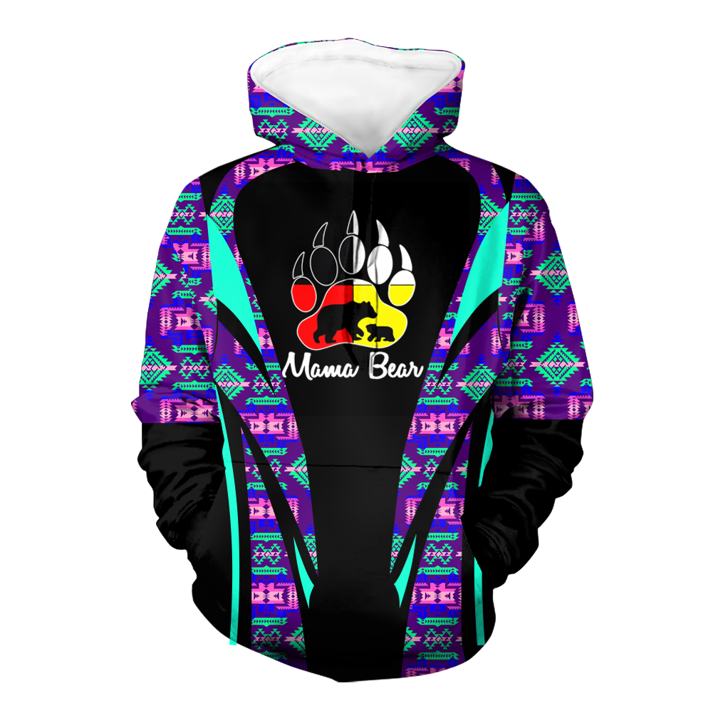 HD000636 Pattern Native Pride 3D Hoodie