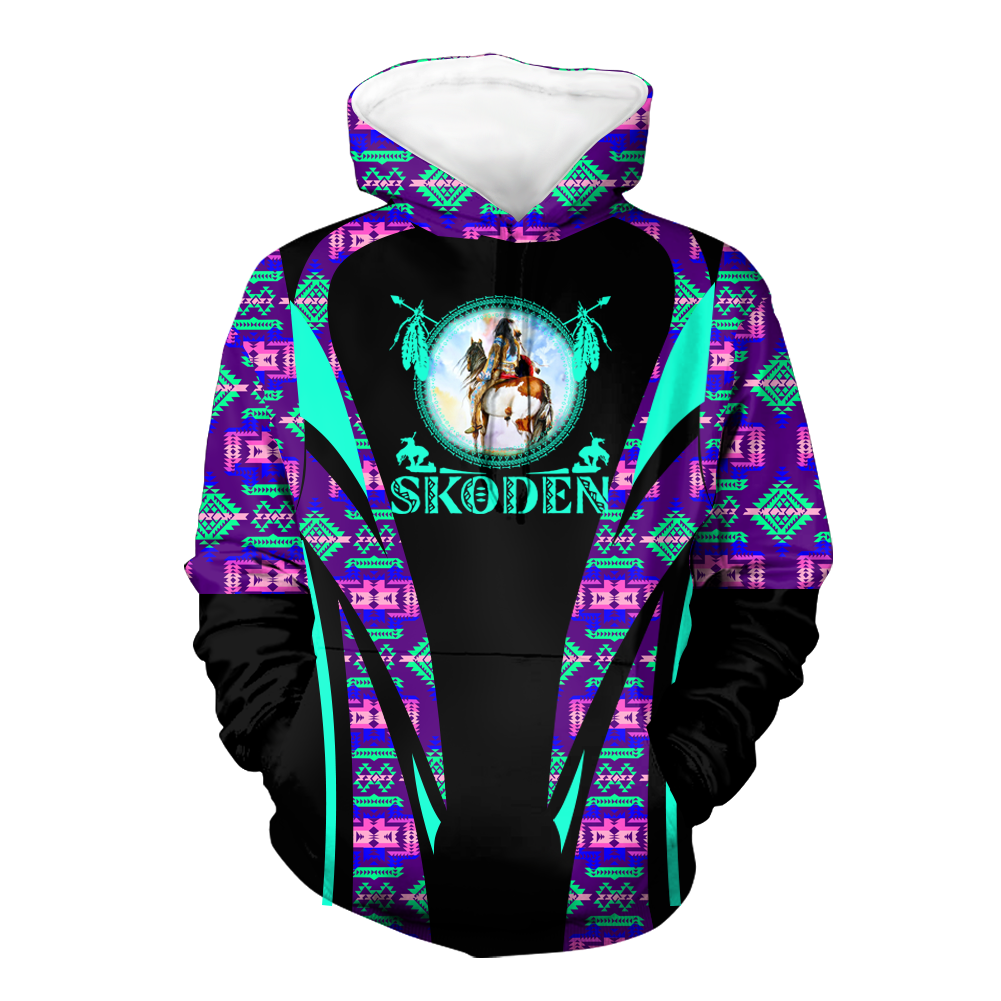 HD000637 Pattern Native Pride 3D Hoodie