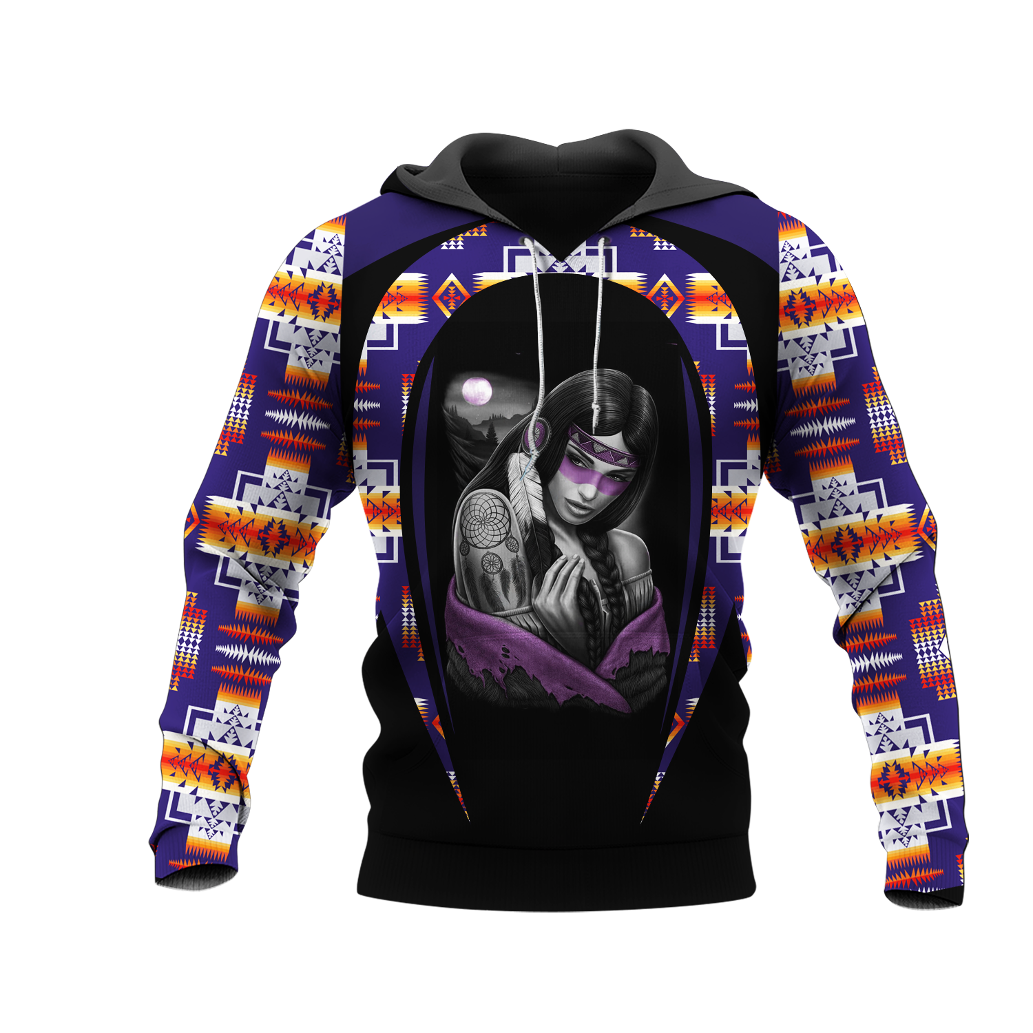 HD000723 Pattern Native Pride 3D Hoodie