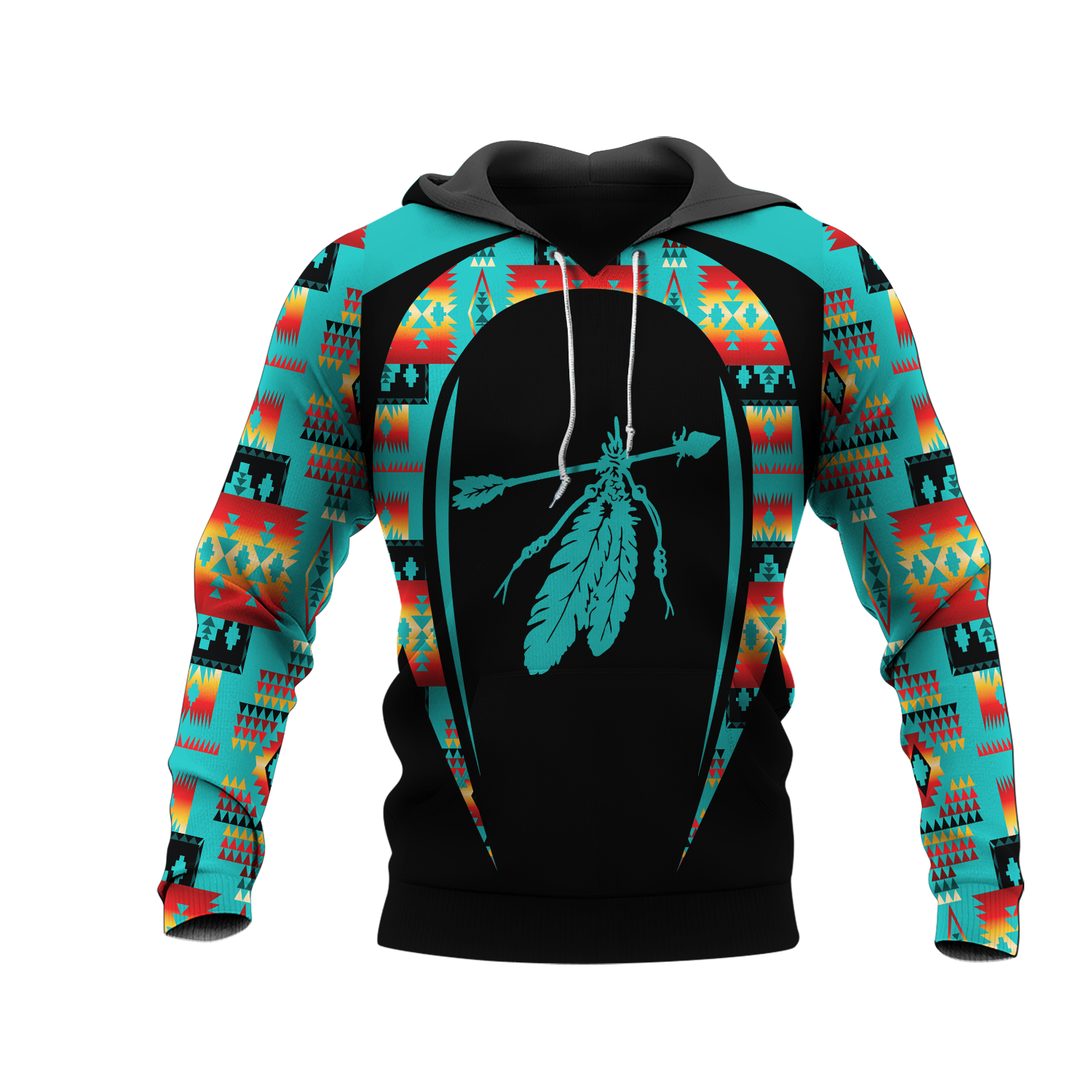 HD000725 Pattern Native Pride 3D Hoodie