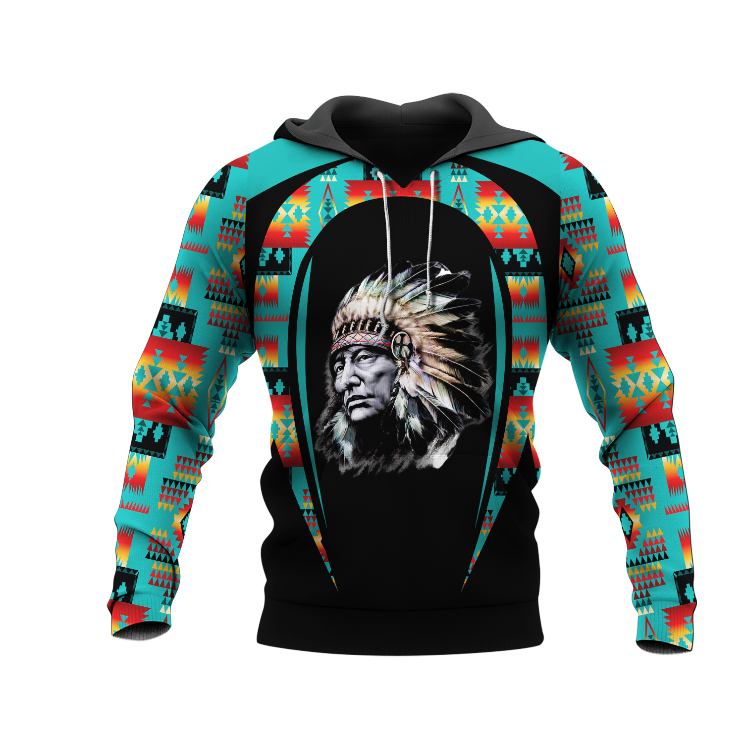 HD000728 Pattern Native Pride 3D Hoodie
