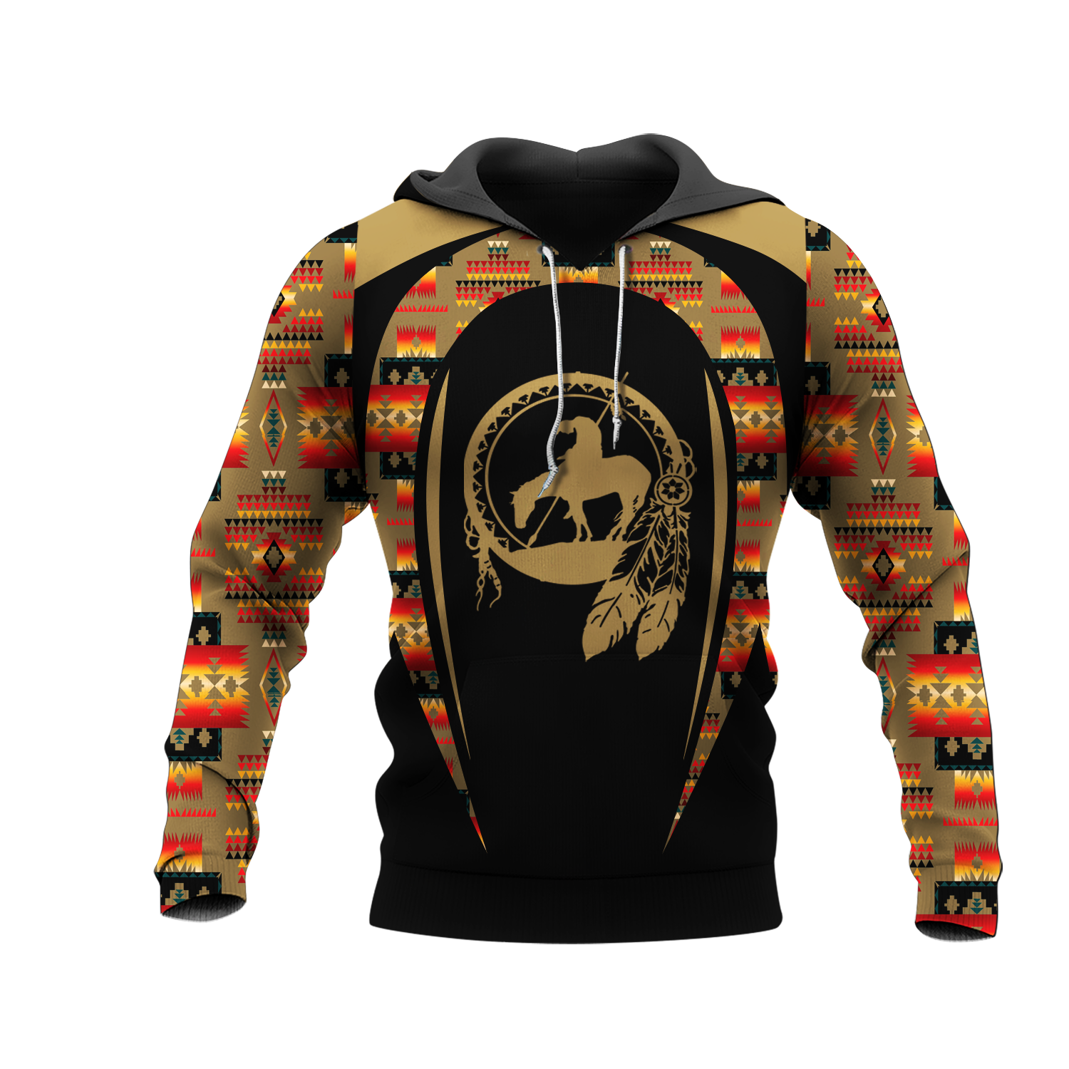 HD000730 Pattern Native Pride 3D Hoodie