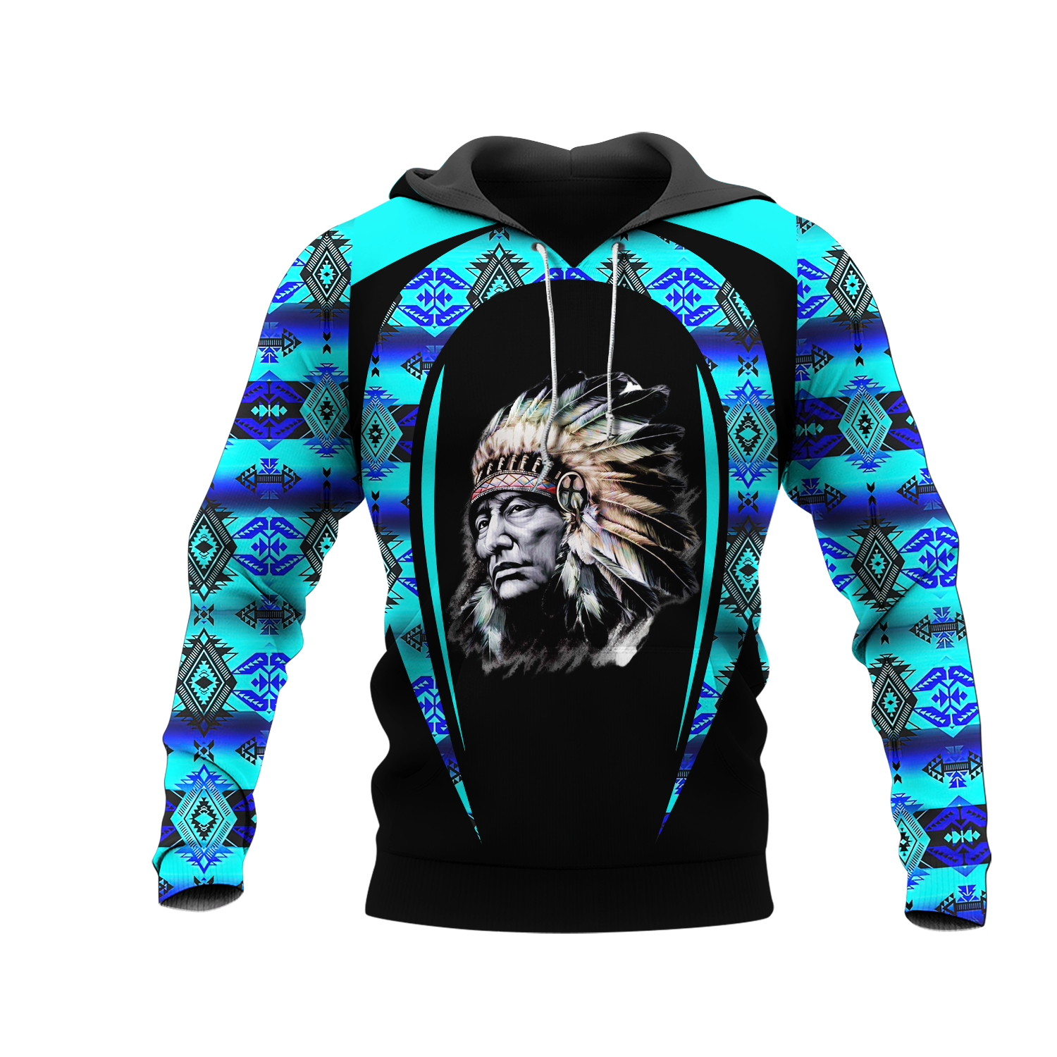 HD000736 Pattern Native Pride 3D Hoodie