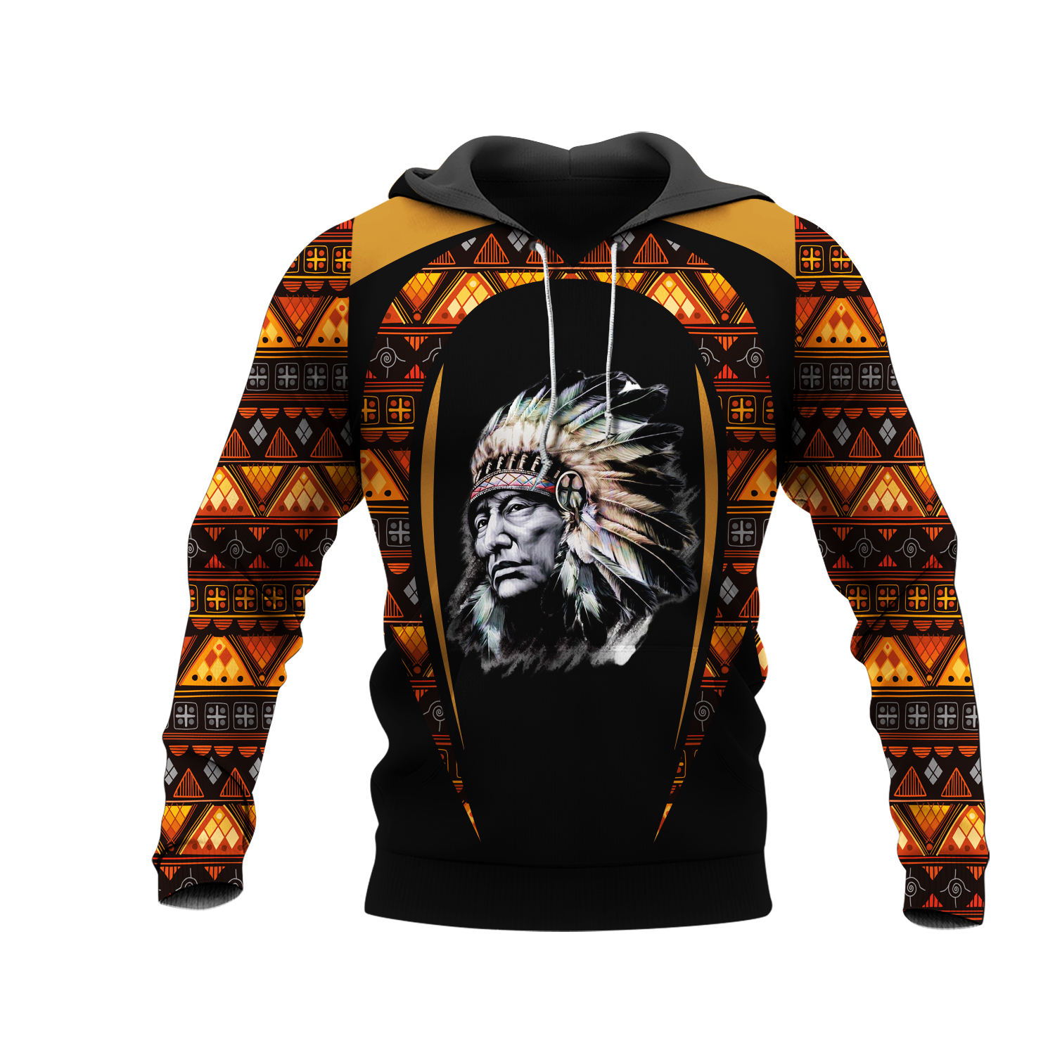 HD000741 Pattern Native Pride 3D Hoodie